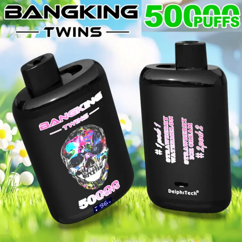 Vaper 2 in 1 Bang King Twins 50000 Tiri Vape Usa e Getta Spedizione Gratuita