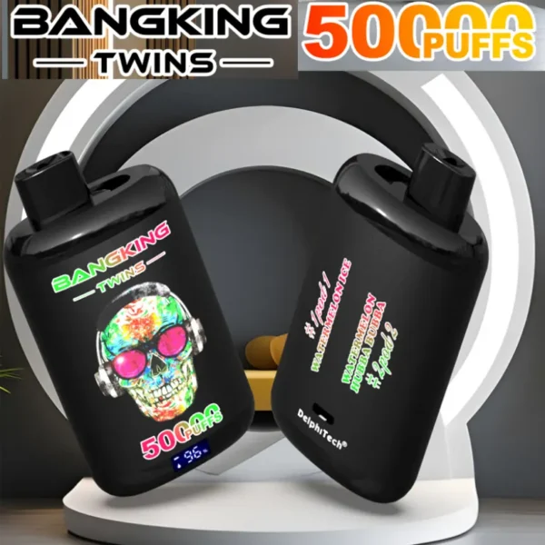Vaper 2 in 1 Bang King Twins 50000 Tiri Vape Usa e Getta Spedizione Gratuita