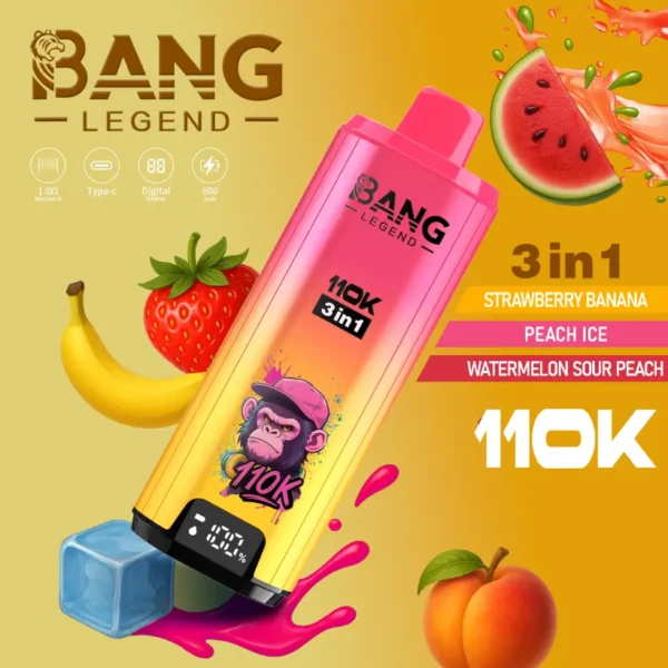 Bang Legend 110000 Puffs Vape al Dettaglio 3 in 1 Acquista 2 Pezzi Spedizione Gratuita 10 Bang Legend 110000 Puffs Vape al Dettaglio 3 in 1 Acquista 2 Pezzi Spedizione Gratuita