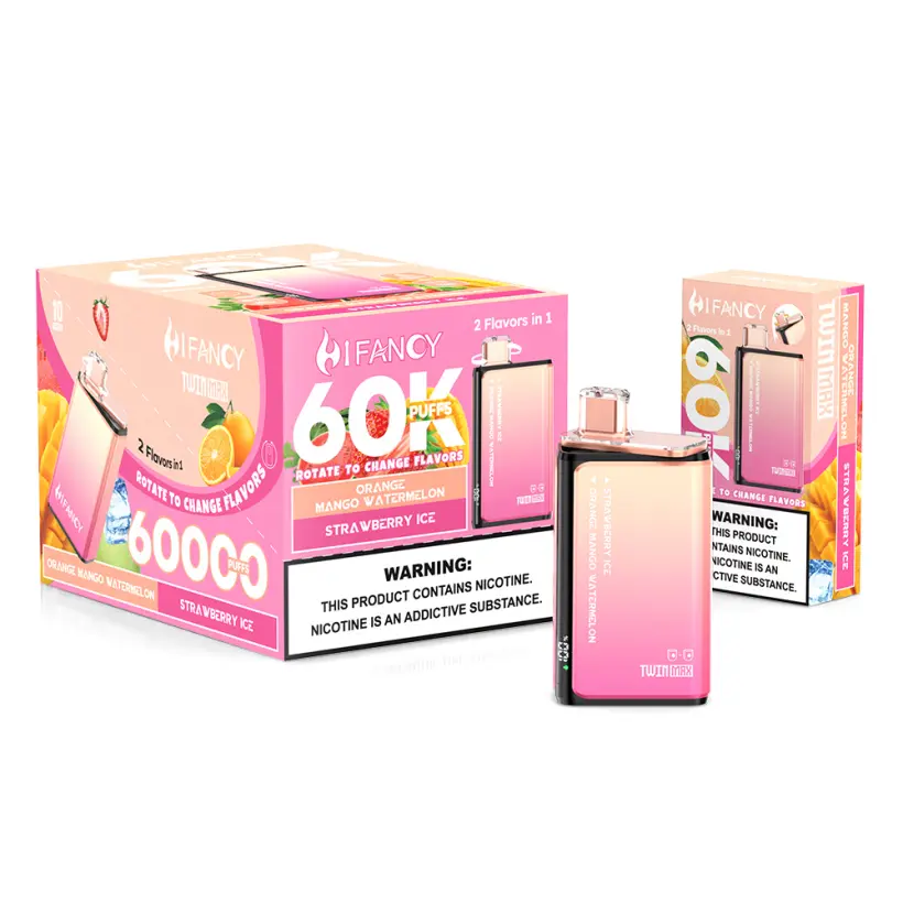 Hifancy 60000 Puffs Sigaretta Elettronica Usa e Getta 2-in-1 Twin Max Spedizione Gratuita dal Magazzino UE 7 Hifancy 60000 Puffs Sigaretta Elettronica Usa e Getta 2-in-1 Twin Max – Spedizione Gratuita dal Magazzino UE