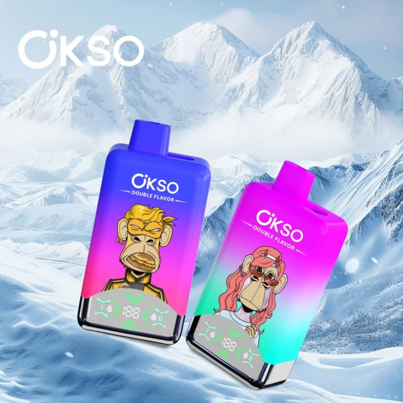OKSO 60000 Puffs Double Flavor 2 in 1 Disposable Vape Free Shipping EU Warehouse 13