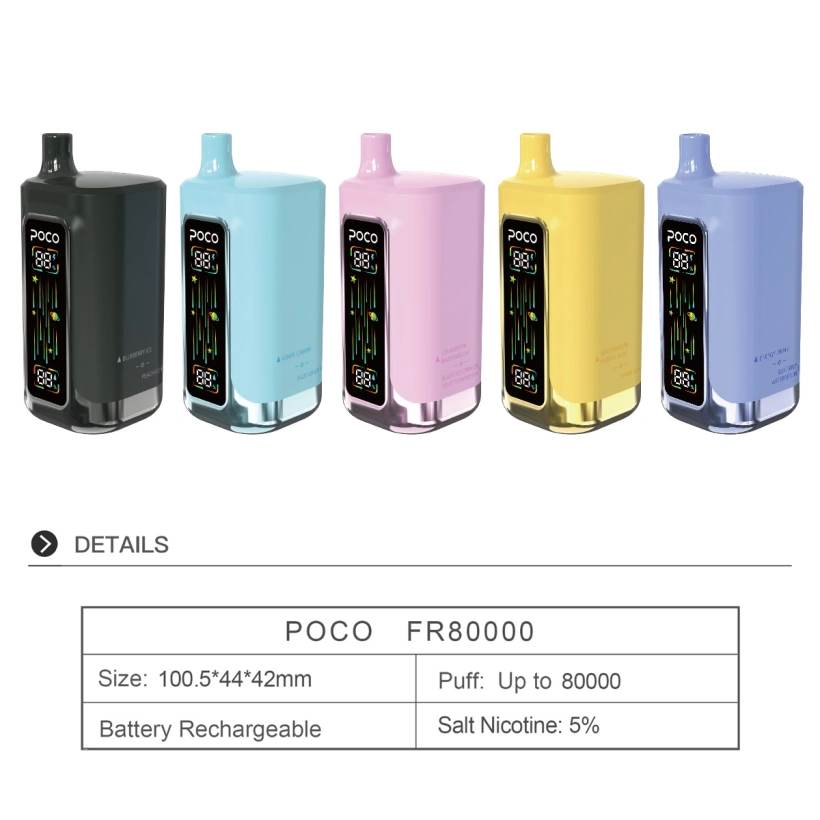 POCO FR 80000 Puffs Vape Usa e Getta 4 in 1 Gusti Spedizione Gratuita Magazzino UE 2 POCO FR 80000 Puffs Vape Usa e Getta 4 in 1 Gusti Spedizione Gratuita Magazzino UE