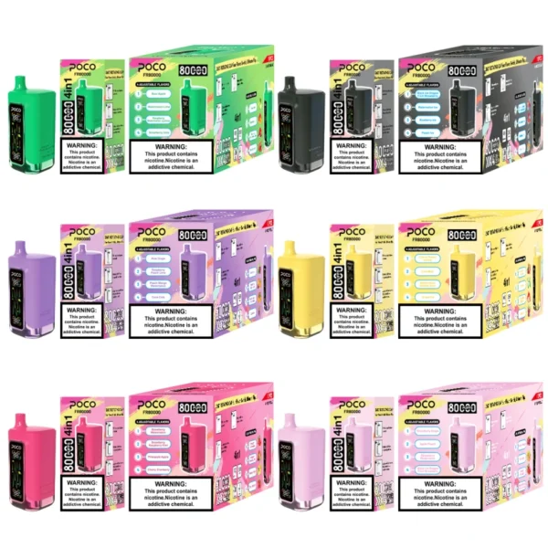 POCO FR 80000 Puffs Vape Usa e Getta 4 in 1 Gusti Spedizione Gratuita Magazzino UE 9 POCO FR 80000 Puffs Vape Usa e Getta 4 in 1 Gusti Spedizione Gratuita Magazzino UE