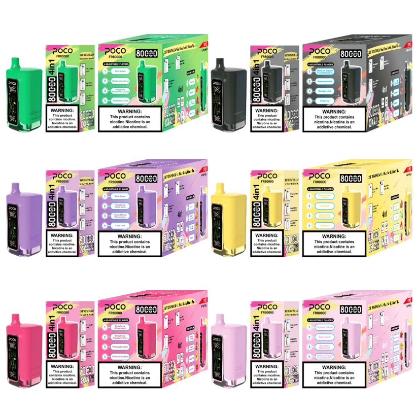 POCO FR 80000 Puffs Vape Usa e Getta 4 in 1 Gusti Spedizione Gratuita Magazzino UE 3 POCO FR 80000 Puffs Vape Usa e Getta 4 in 1 Gusti Spedizione Gratuita Magazzino UE