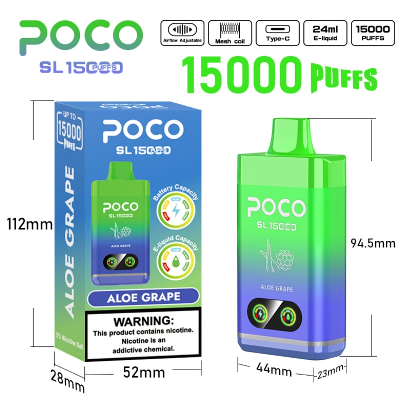 POCO SL 15000 Puffs Vape Usa e Getta All Ingrosso Spedizione Gratuita Magazzino UE 4 POCO SL 15000 Puffs Vape Usa e Getta All Ingrosso Spedizione Gratuita Magazzino UE