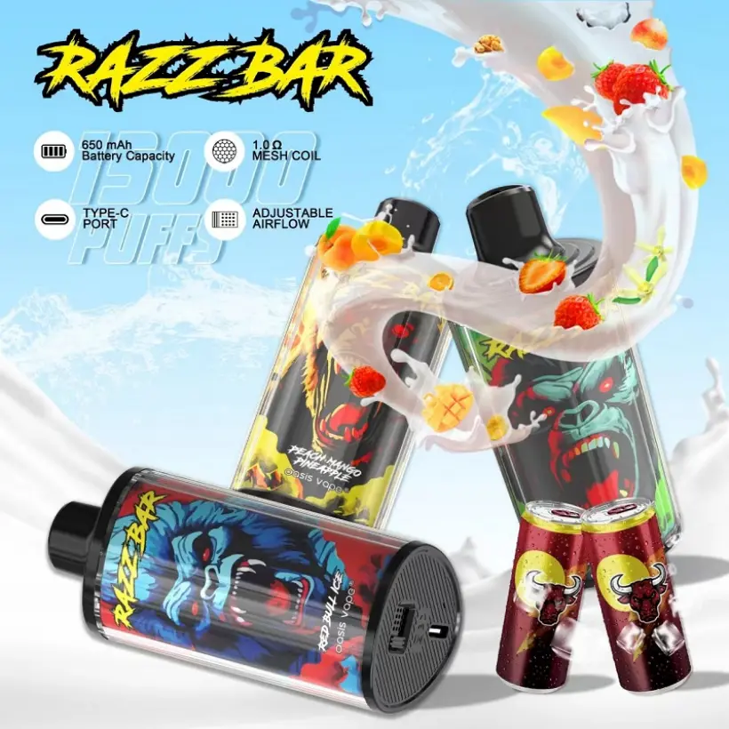 Razz Bar 15000 Puffs Vape Monouso All Ingrosso Spedizione Gratuita Magazzino UE 6 Razz Bar 15000 Puffs Vape Monouso All Ingrosso Spedizione Gratuita Magazzino UE