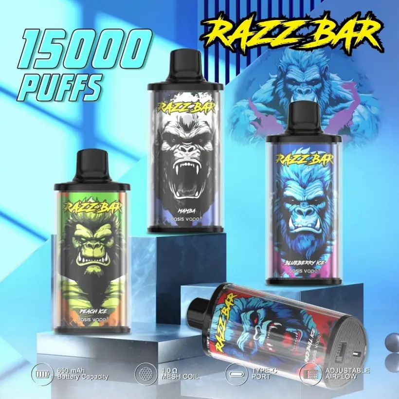 Razz Bar 15000 Puffs Vape Monouso All Ingrosso Spedizione Gratuita Magazzino UE 3 Razz Bar 15000 Puffs Vape Monouso All Ingrosso Spedizione Gratuita Magazzino UE