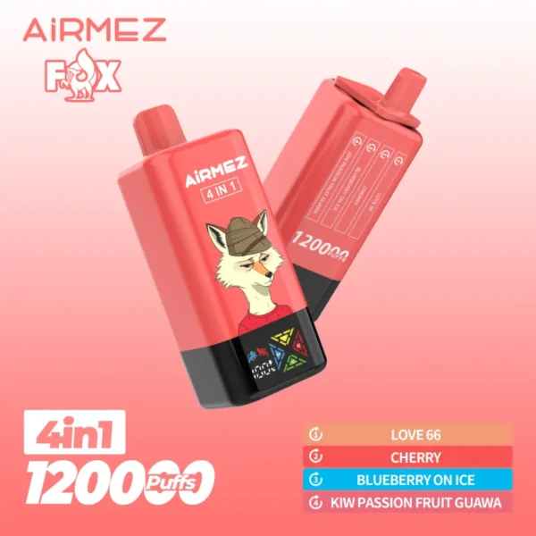 Airmez 120000 Puffs Vape Monouso 4 in 1 con Spedizione Gratuita dal Magazzino UE
