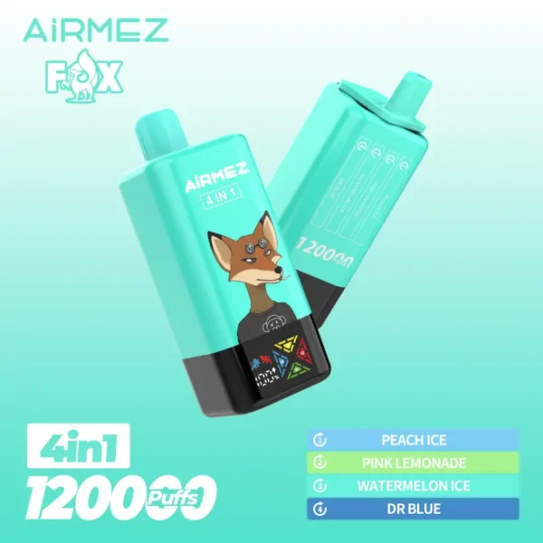 Airmez 120000 Puffs Vape Monouso 4 in 1 con Spedizione Gratuita dal Magazzino UE