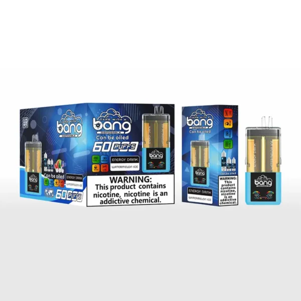Bang 60000 Tiri 60k 2 in 1 Ricaricabile Cristallo Monouso Vape 2 x 10 ml E-Liquid