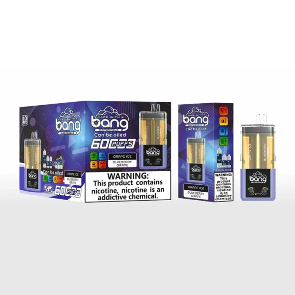 Bang 60000 Tiri 60k 2 in 1 Ricaricabile Cristallo Monouso Vape 2 x 10 ml E-Liquid