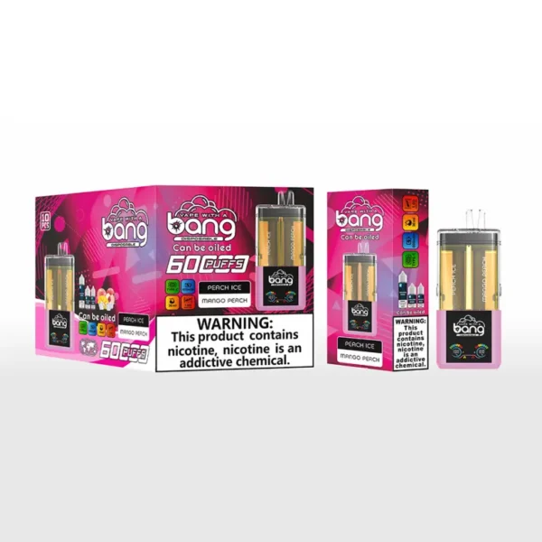 Bang 60000 Tiri 60k 2 in 1 Ricaricabile Cristallo Monouso Vape 2 x 10 ml E-Liquid