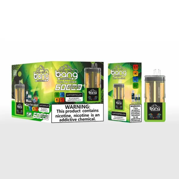 Bang 60000 Tiri 60k 2 in 1 Ricaricabile Cristallo Monouso Vape 2 x 10 ml E-Liquid