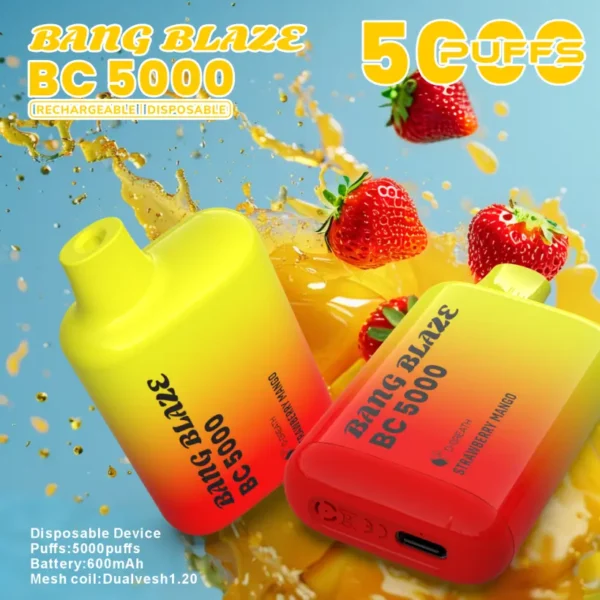 Bang Blaze BC5000 Tiri Vape Monouso Economico Allingrosso Spedizione Gratuita