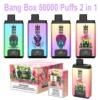 Bang Box 50k Tiri 2 in 1 Doppio Aromi Vape Usa e Getta 50000 Spedizione Gratuita