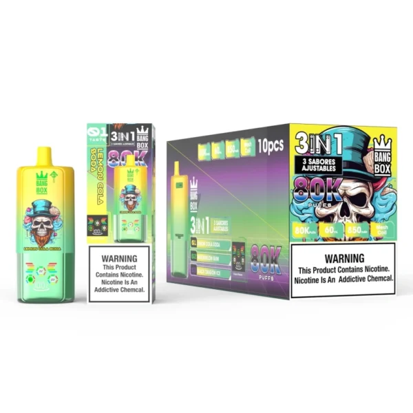 Bang Box 80k Tiri 3 in 1 Triplo Vape Usa e Getta Ingrosso 80000 Spedizione Gratuita