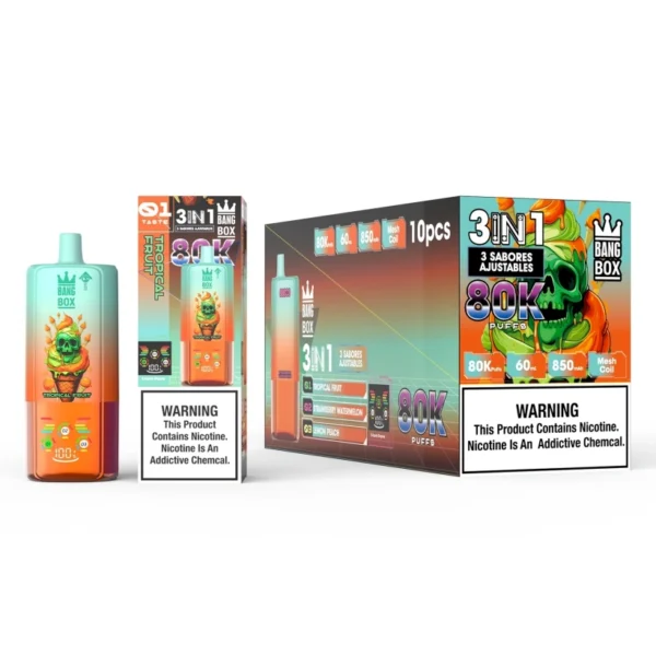 Bang Box 80k Tiri 3 in 1 Triplo Vape Usa e Getta Ingrosso 80000 Spedizione Gratuita