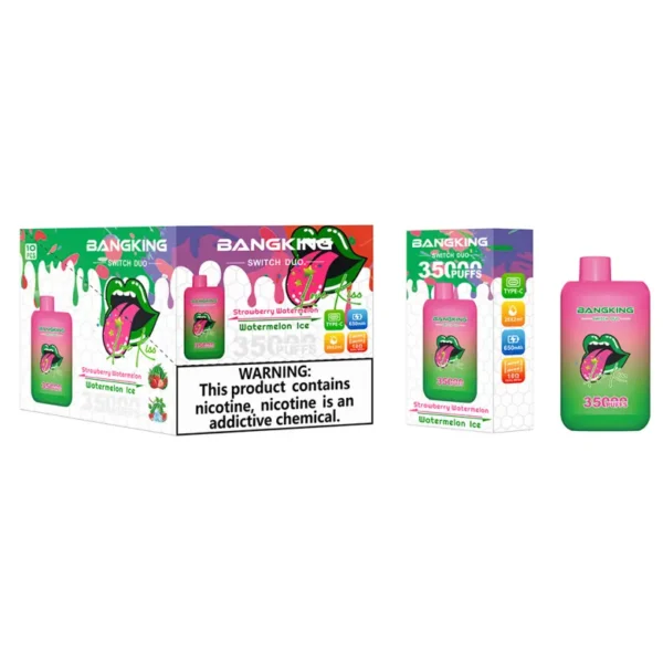 Bang King 35000 puff Swith Duo svapo monouso 2 in 1 doppio gusto 35k magazzino UE