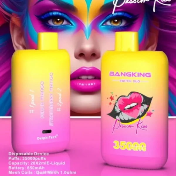 Bang King 35000 puff Swith Duo svapo monouso 2 in 1 doppio gusto 35k magazzino UE