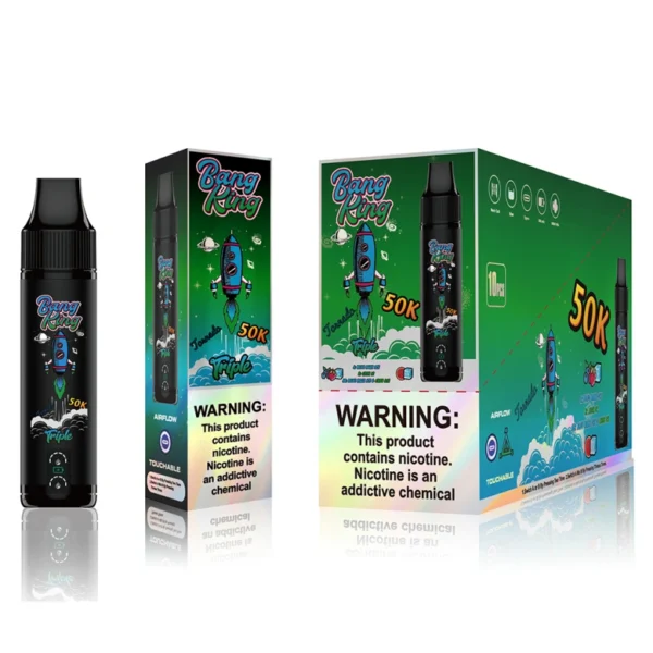 Bang King 50000 Puffs 50k Vape Usa e Getta Vendita all'Ingrosso 3 in 1 Triplo Aroma Spedizione Gratuita