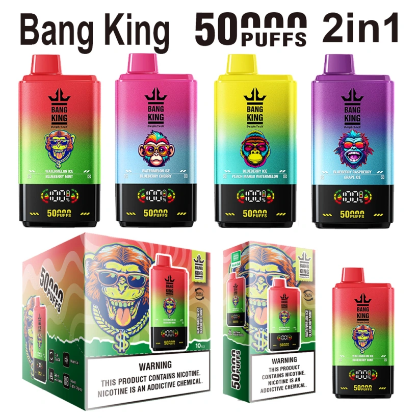 Bang King 50k Puffs 2 in 1 Vape Pen Usa e Getta 50000 Spedizione Gratuita 1 Bang King 50k Puffs 2 in 1 Vape Pen Usa e Getta 50000 Spedizione Gratuita