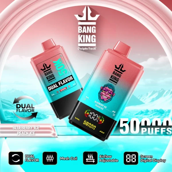 Bang King 50k Puffs 2 in 1 Vape Pen Usa e Getta 50000 Spedizione Gratuita