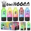 Bang Leader 110k Tiri Vape Monouso Ricaricabile 6 in 1 1100000 Spedizione Gratuita