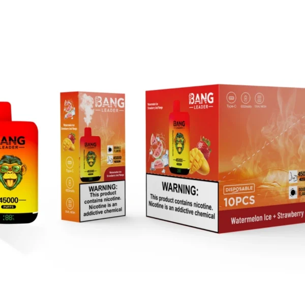 Bang Leader 45000 Puffs 45k Doppi Gusti 2 in 1 Vape Usa e Getta Ingrosso Spedizione Gratuita