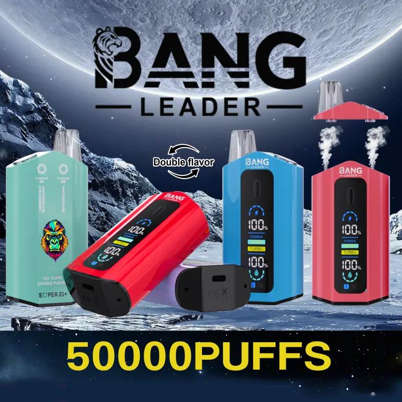 Bang Leader 50k Puffs 2 in 1 Doppio Gusto Miglior Vape Usa e Getta 50000 Spedizione Gratuita 1 Bang Leader 50k Puffs 2 in 1 Doppio Gusto Miglior Vape Usa e Getta 50000 Spedizione Gratuita