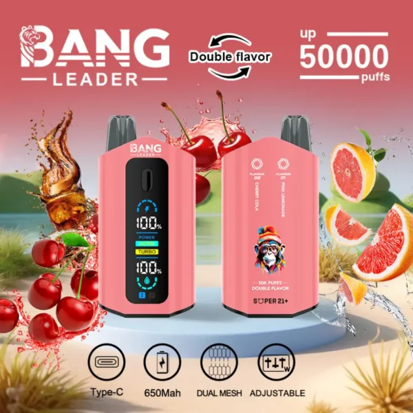 Bang Leader 50k Puffs 2 in 1 Doppio Gusto Miglior Vape Usa e Getta 50000 Spedizione Gratuita 15 Bang Leader 50k Puffs 2 in 1 Doppio Gusto Miglior Vape Usa e Getta 50000 Spedizione Gratuita