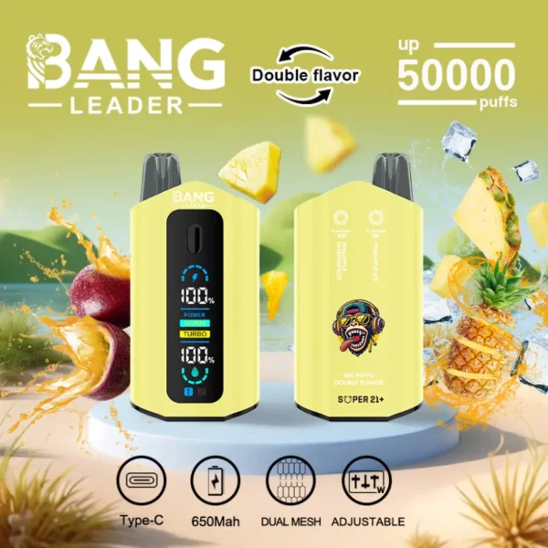 Bang Leader 50k Puffs 2 in 1 Doppio Gusto Miglior Vape Usa e Getta 50000 Spedizione Gratuita 11 Bang Leader 50k Puffs 2 in 1 Doppio Gusto Miglior Vape Usa e Getta 50000 Spedizione Gratuita