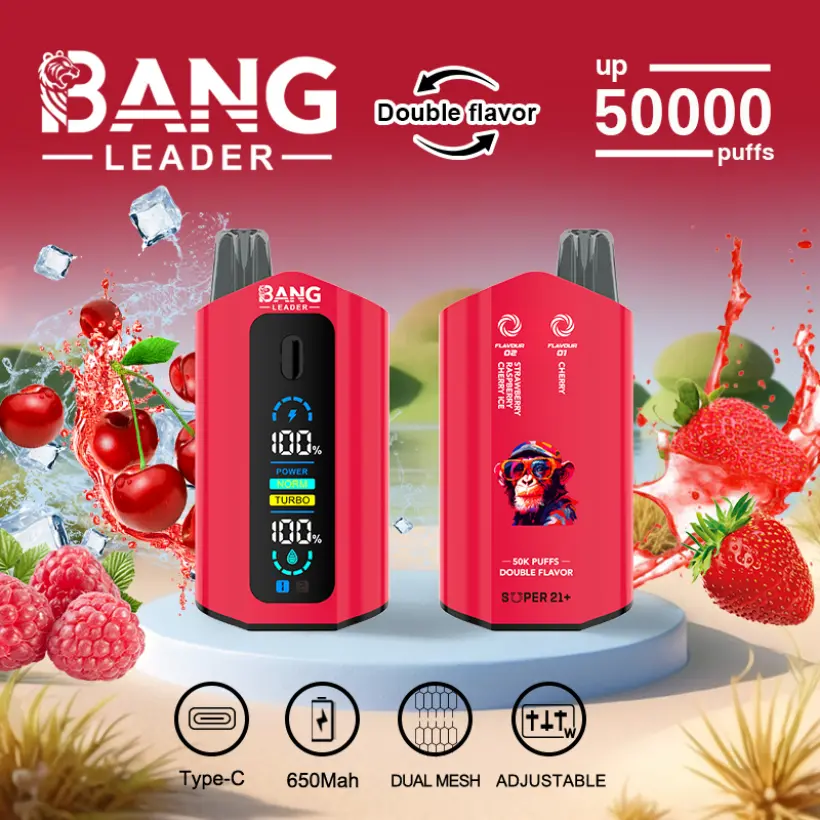 Bang Leader 50k Puffs 2 in 1 Doppio Gusto Miglior Vape Usa e Getta 50000 Spedizione Gratuita 3 Bang Leader 50k Puffs 2 in 1 Doppio Gusto Miglior Vape Usa e Getta 50000 Spedizione Gratuita