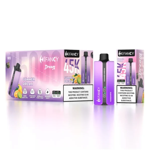 EU Vape Hifancy 45000 Puff 45K Vape Spedizione Gratuita Ingrosso 10 Gusti