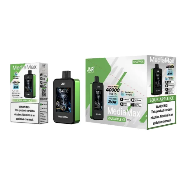 EU Vape JNR 40k Puffs 40000 Media Max Disposable Vaper spedizione gratuita