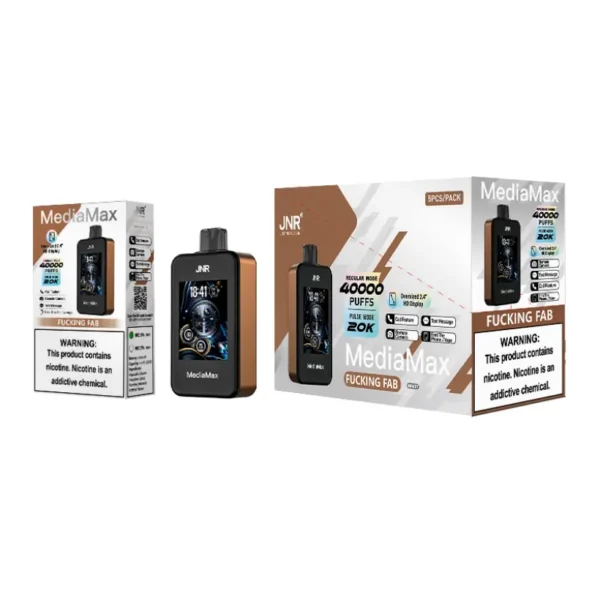 EU Vape JNR 40k Puffs 40000 Media Max Disposable Vaper spedizione gratuita