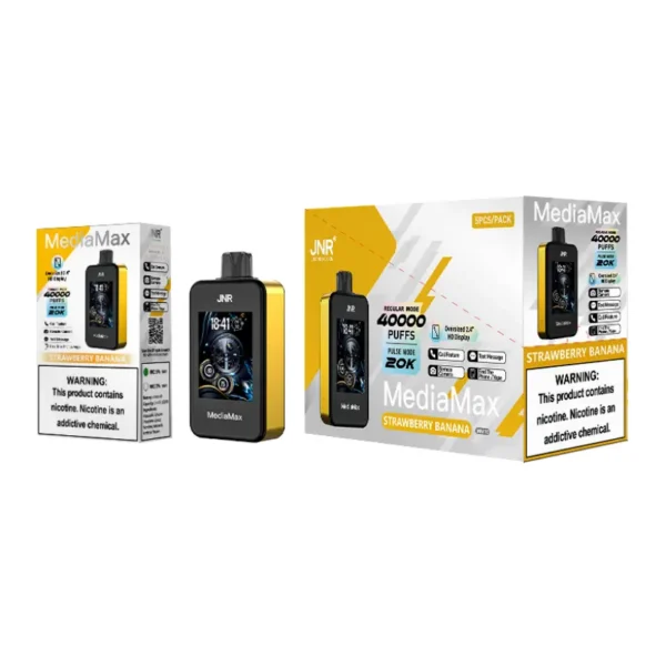 EU Vape JNR 40k Puffs 40000 Media Max Disposable Vaper spedizione gratuita