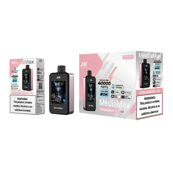 EU Vape JNR 40k Puffs 40000 Media Max Disposable Vaper spedizione gratuita