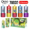 EU Vape OKSO 70000 Puff 70K Vape 3 in 1 Vendita all’Ingrosso Spedizione Gratuita