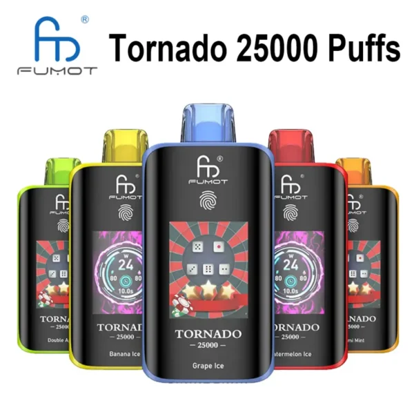 Fumot 25k Tiri Tornado 25000 Vape Usa e Getta Ingrosso Spedizione Gratuita
