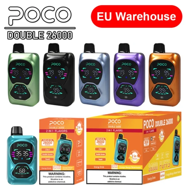 POCO DB 26000 Tiri Sigaretta Elettronica Monouso 26K Puffs Spedizione Gratuita Magazzino UE