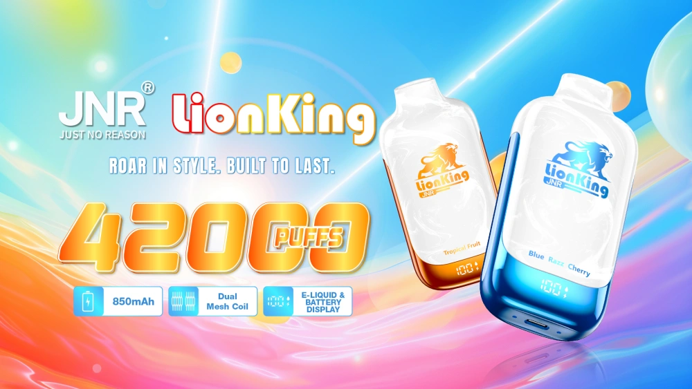 Puff JNR 42K Lion King 42000 Tiri Vape Usa e Getta Spedizione Gratuita