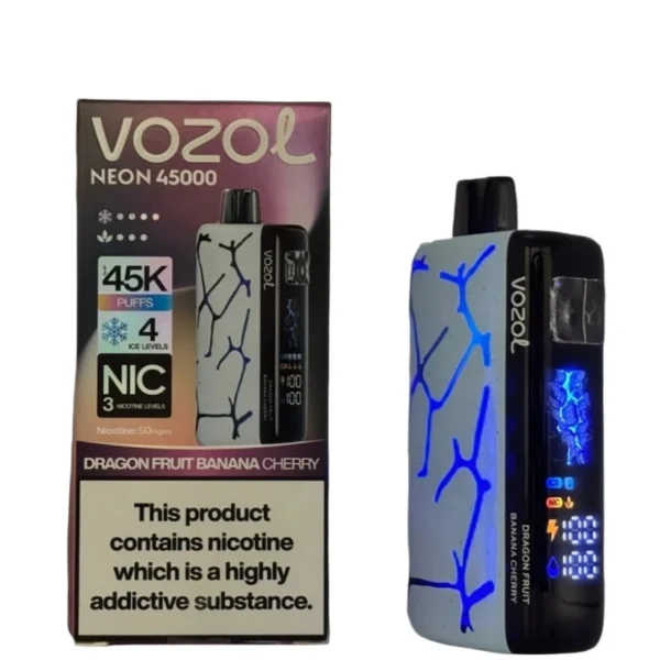 Vozol Neon 45000 Puff 45K Vape Monouso con Controllo Ice Magazzino UE