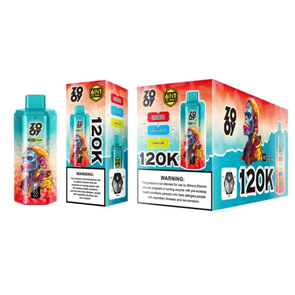 ZOOY 120K Puffs Disposable Vape 6 in 1 120000 Puff Spedizione Gratuita 12 ZOOY 120K Puffs Disposable Vape 6 in 1 120000 Puff Spedizione Gratuita