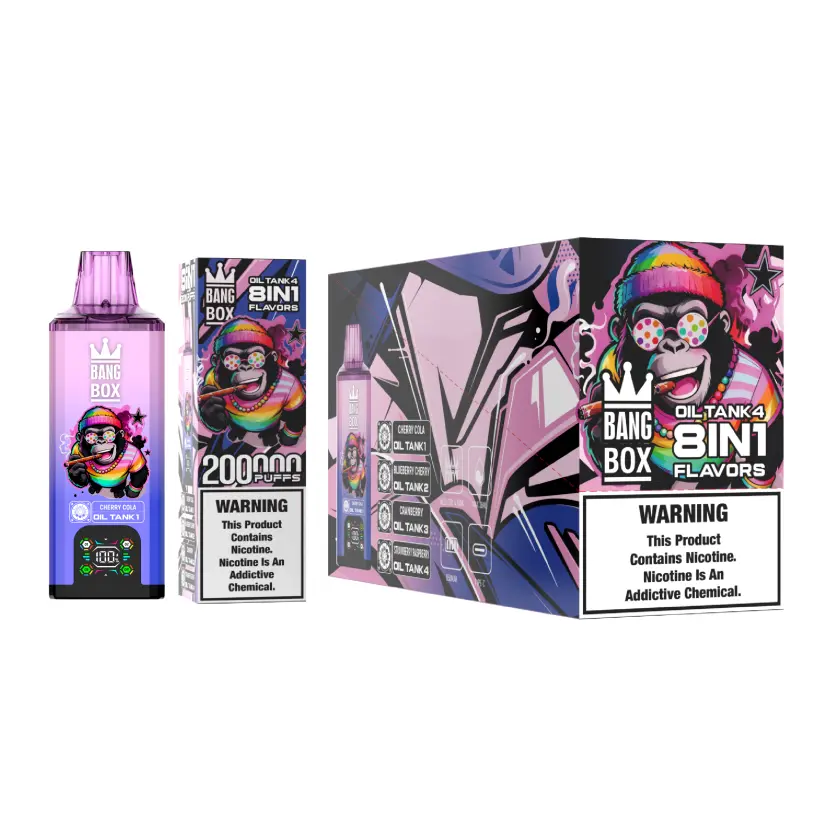 8 in 1 Vape Bang Box 200k Tiri Sigaretta Elettronica Usa E Getta Ingrosso Spedizione Gratuita 7 8 in 1 Vape Bang Box 200k Tiri Sigaretta Elettronica Usa E Getta Ingrosso Spedizione Gratuita