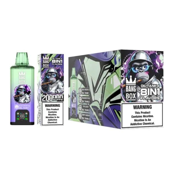 8 in 1 Vape Bang Box 200k Tiri Sigaretta Elettronica Usa E Getta Ingrosso Spedizione Gratuita