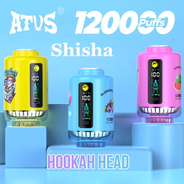 ATVS 120K Tiri Shisha Vape Usa e Getta 120000 Spedizione Gratuita Magazzino Cina