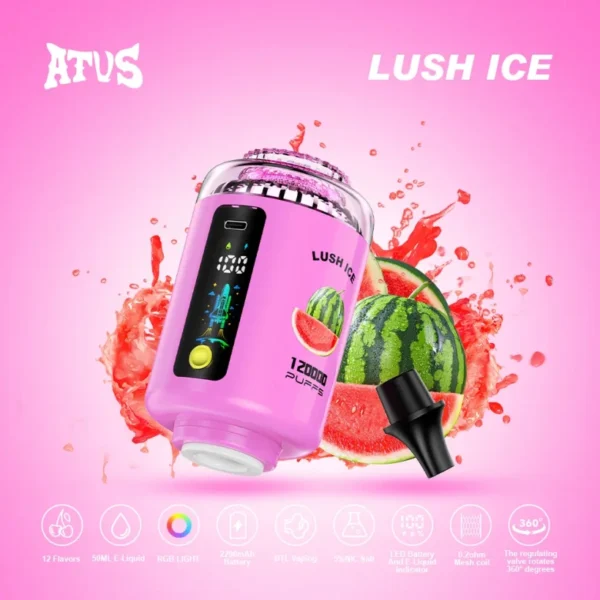 ATVS 120K Tiri Shisha Vape Usa e Getta 120000 Spedizione Gratuita Magazzino Cina