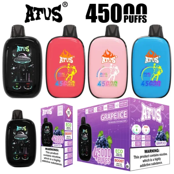 ATVS 45000 Puffs 45k Vape Monouso Ricaricabile Spedizione Gratuita