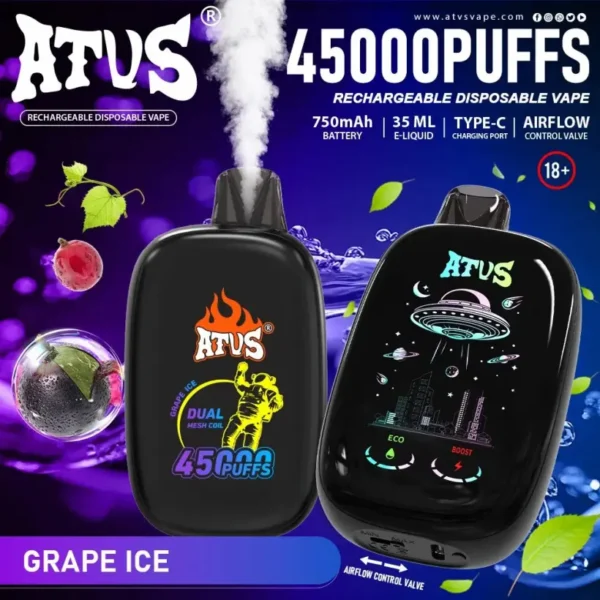 ATVS 45000 Puffs 45k Vape Monouso Ricaricabile Spedizione Gratuita 13 ATVS 45000 Puffs 45k Vape Monouso Ricaricabile Spedizione Gratuita