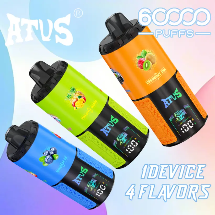 ATVS 60000 Puffs 60k 4 in 1 Miglior Vape Monouso all’Ingrosso Spedizione Gratuita 1 ATVS 60000 Puffs 60k 4 in 1 Miglior Vape Monouso all’Ingrosso Spedizione Gratuita